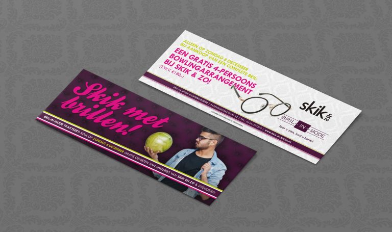 let it snow: skik met brillen!