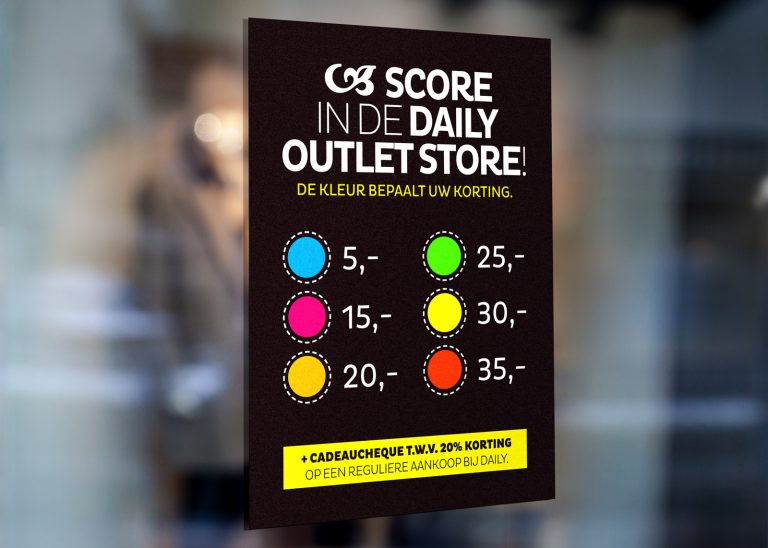 score in de daily outlet store!