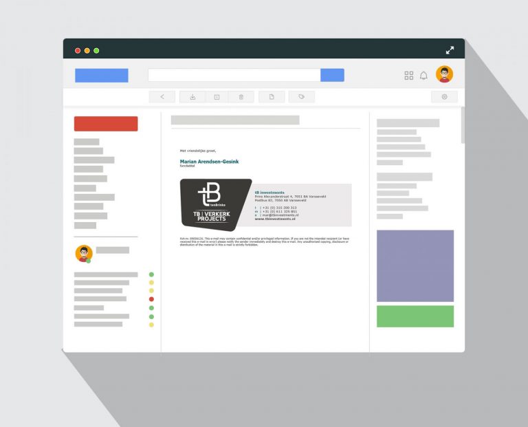 e-mailhandtekening