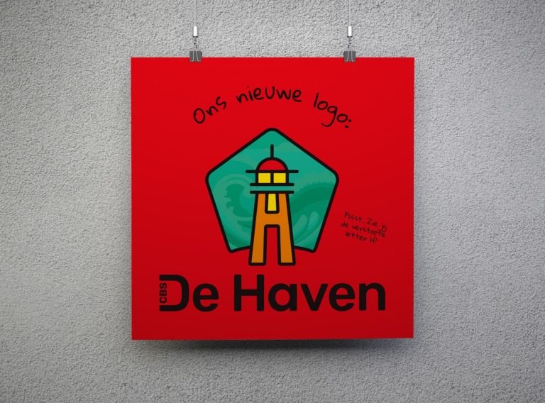 poster onthulling nieuw logo